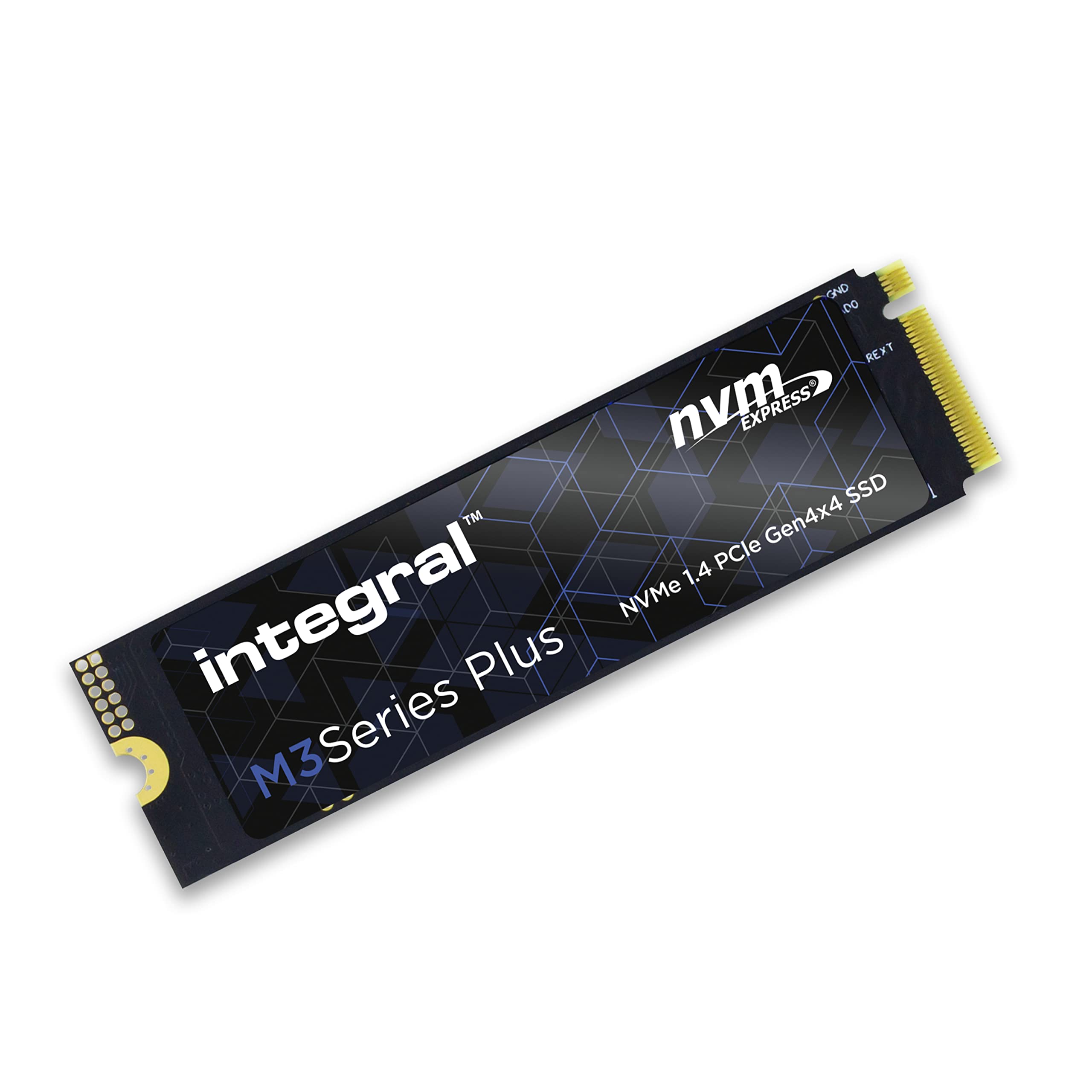 Integral 500GB M3+SSD NVME M.2 2280 PCIe Gen4x4 R-5000MB/s W-2600MB/s M2 Solid State Drive — image 1