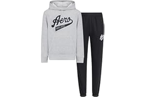 AEROPOSTALE Boys 2 Piece Outfit - Pullover Hoodie and Athletic Pants, Youth Jogger Sweatpants and Sweatshirt, Sizes 4-12
