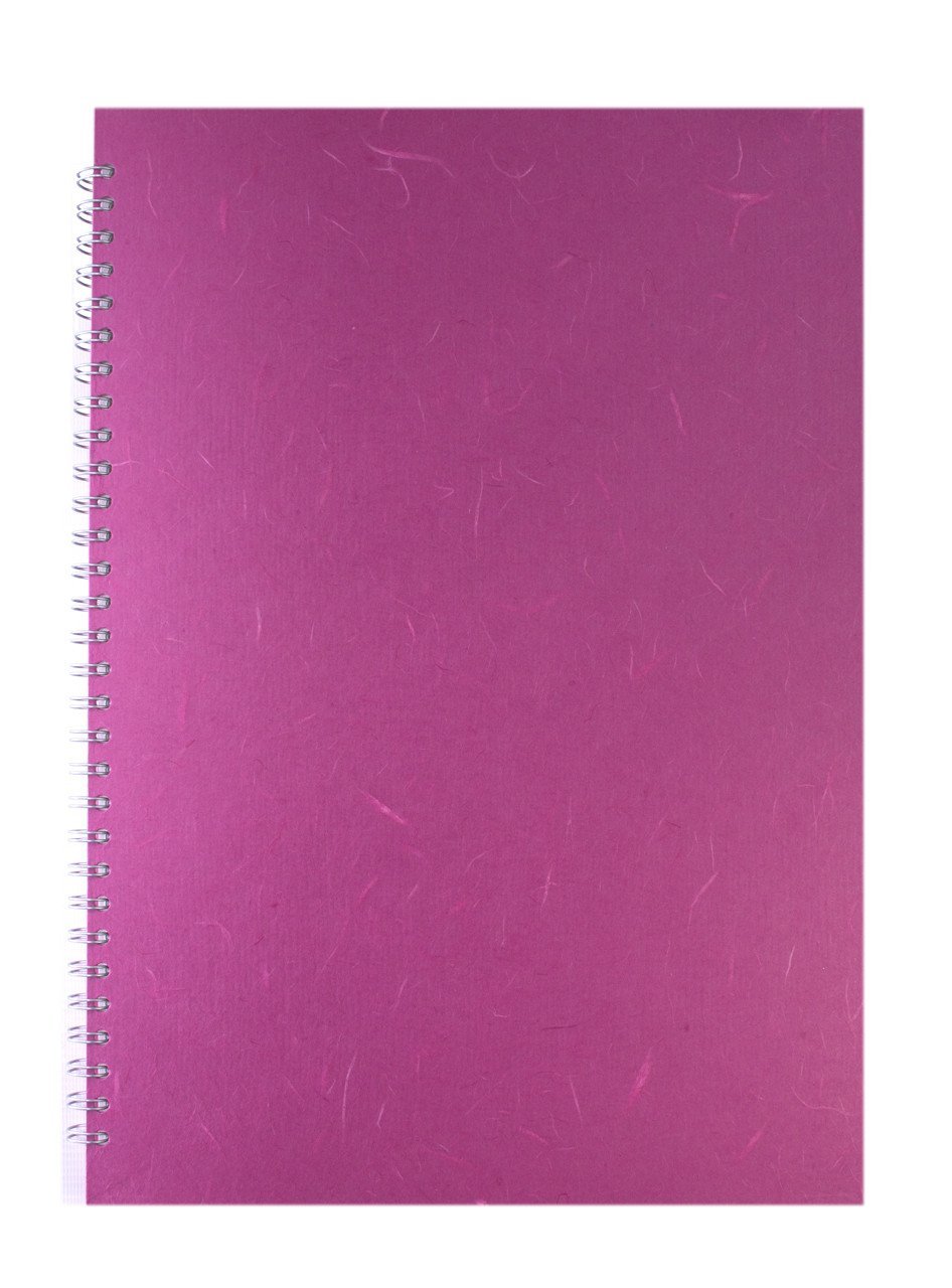 Pink Pig A3 Portrait Sketchbook | White Cartridge, 35 Leaves | Bright Pink