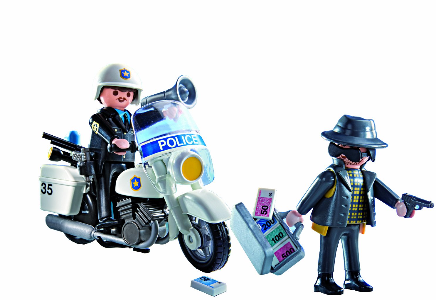 PLAYMOBIL Police Carrying Case Playset Toys Games Toys Vehicles Toy