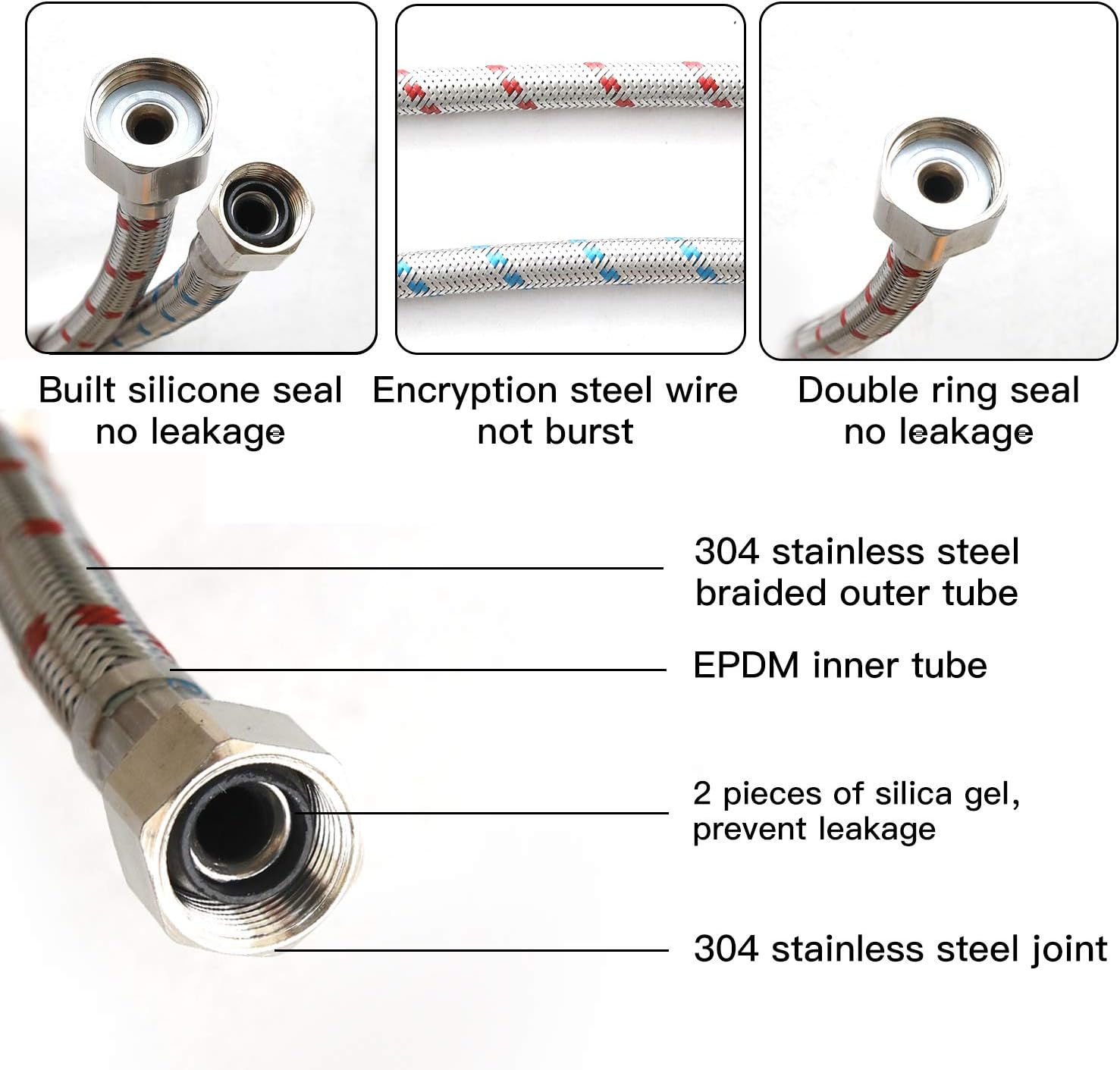 Stainless Steel Braded Water Line Tasts Funny