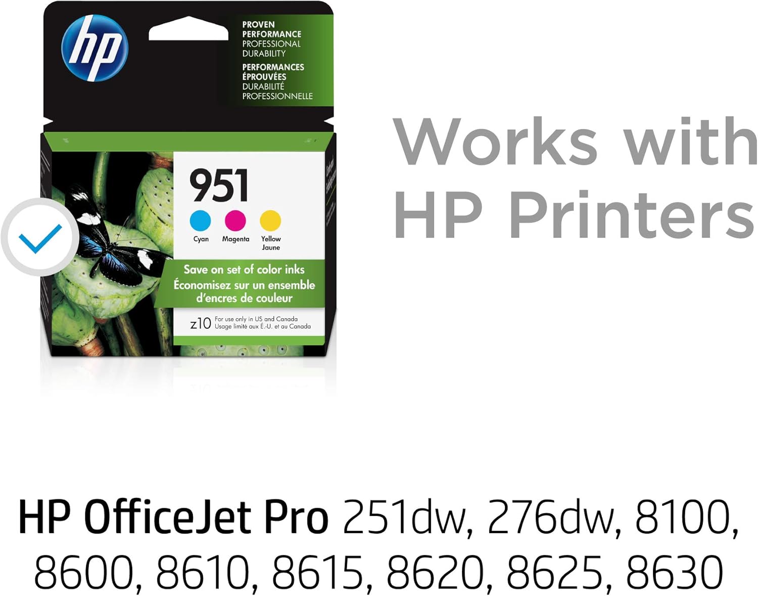 HP 951 | 3 Ink Cartridges | Cyan, Magenta, Yellow | CN050AN, CN051AN, CN052AN: Office Products