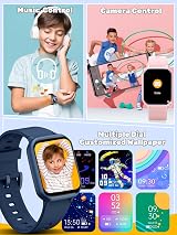 teslahero Kids Smartwatch Purple Heart Rate Sleep Tracker Activity Waterproof view 6