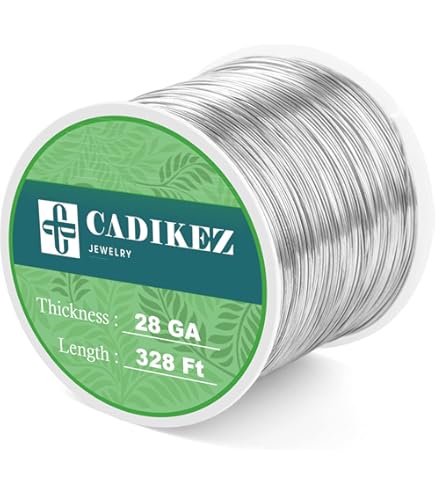 Amazon.com: MIKIMIQI Jewelry Wire - 328Ft, 26 Gauge, Tarnish