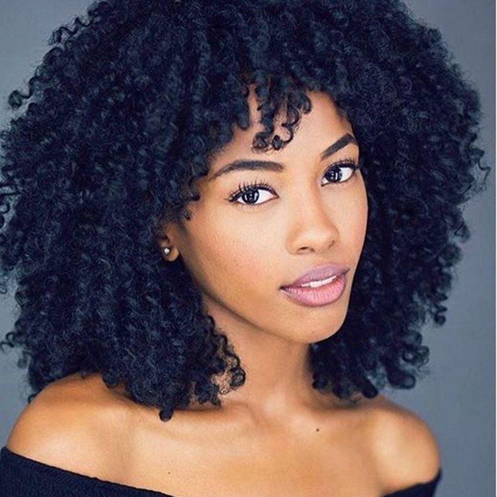 Amazon Com Mildiso Short Afro Wigs For Black Women Kinky Curly