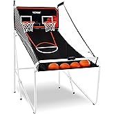 VEVOR Basketball Arcade Game Indoor, 2 Player Indoor Basketball Game, Home Dual Sport with 8 Game Modes, Electronic Scoreboard, and Inflation Pump,Adults