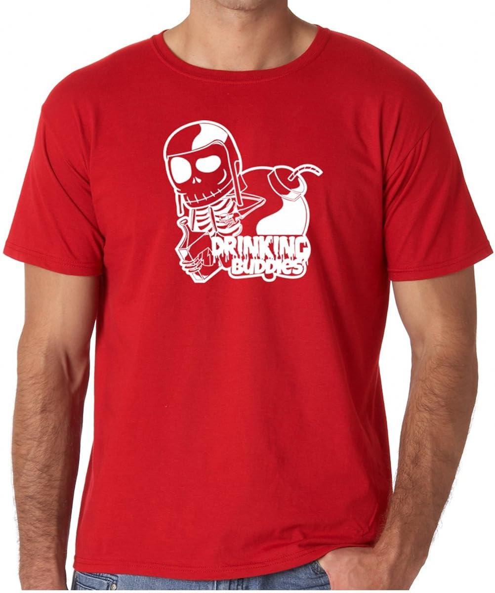 Amazon.com: AW Fashions Drinking Buddies - Cool Shirt Premium Men&rsquo;s T