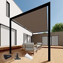 SunnyRoyal 20'x21' Sun Shade Sail Straight Edge