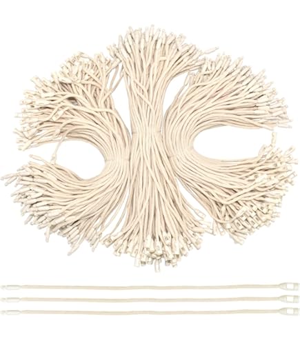 Renashed 1500Pcs 8 Inch Hang Tag String Nylon Snap Lock Pin Loop Fastener Hook Ties For Retail Store Clothes Tags, Price Tags, Luggage Label, Shoes Snap Lock, 15 Colors - View #2