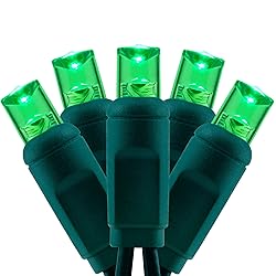YULETIME Green One-Piece 5MM LED Christmas