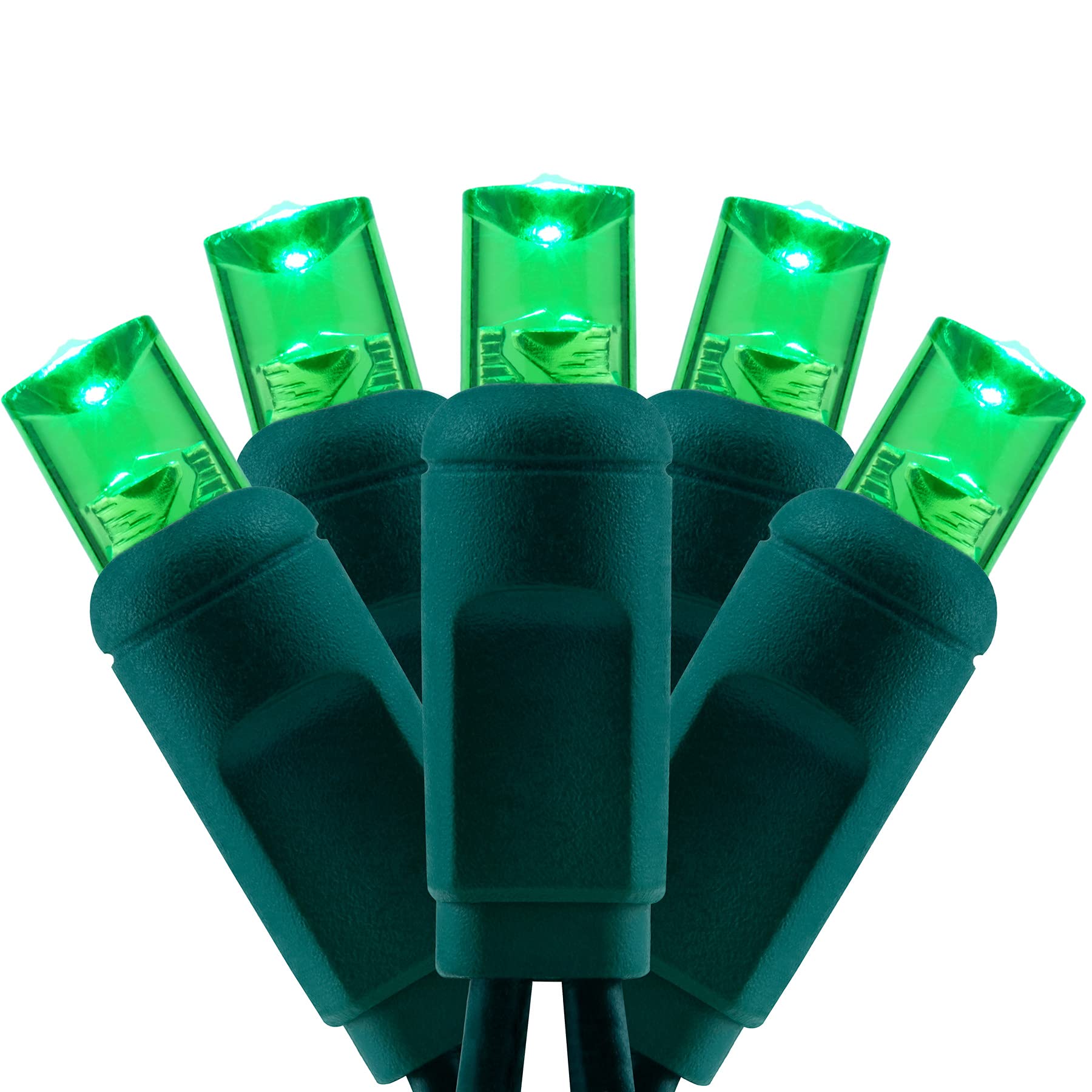 YULETIME Green One-Piece 5MM LED Christmas