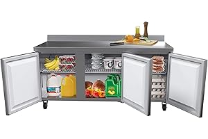 KoolMore RWT-3D-16C Commercial, Refrigerator Triple Door, Stainless Steel