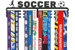 Miayork Medal Hanger Display, Newly Medal Holder Display Hanger Rack Frame - Sturdy Race Medal Display Wall Mount Medals Easy to Install