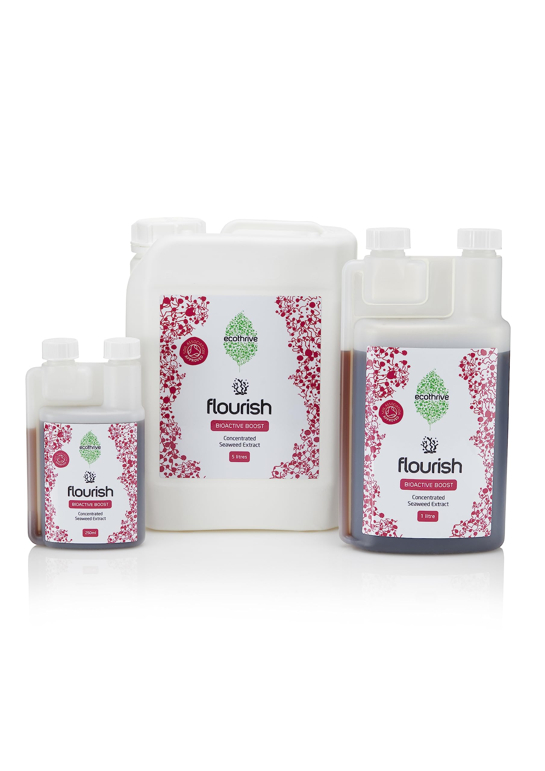 Ecothrive Flourish - Organic Pressed Seaweed Extract, 250ml, 1L, 5L (250ml)