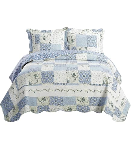 Royal Tradition Julia Reversible Oversize Coverlet Quilted Set – Modern Geometric, Twin/Full/Queen/King