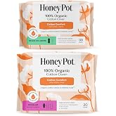 The Honey Pot Company - Pads for Women - Non-Herbal Regular Pads &amp; Everyday Liners Bundle - Cotton Cover &amp; Ultra-Absorbent Pulp Core - Feminine Care