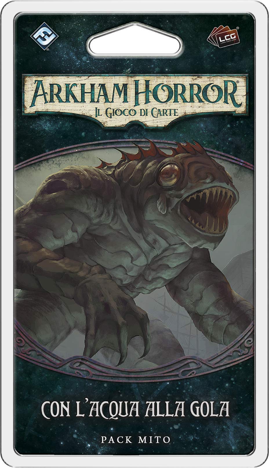 Asmodee - Arkham Horror The Card Game: With Water to Throat - Card Game Expansion, Italian Edition