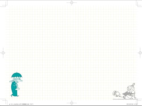 MOOMIN 手帳 2019 画像 E