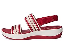 Clarks Women's Casual Sandal, Cherry, 11