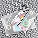 JPSOR 16pcs Black Zipper File Bags,Zipper Pouch 8 Sizes, for Office and Travel Organization