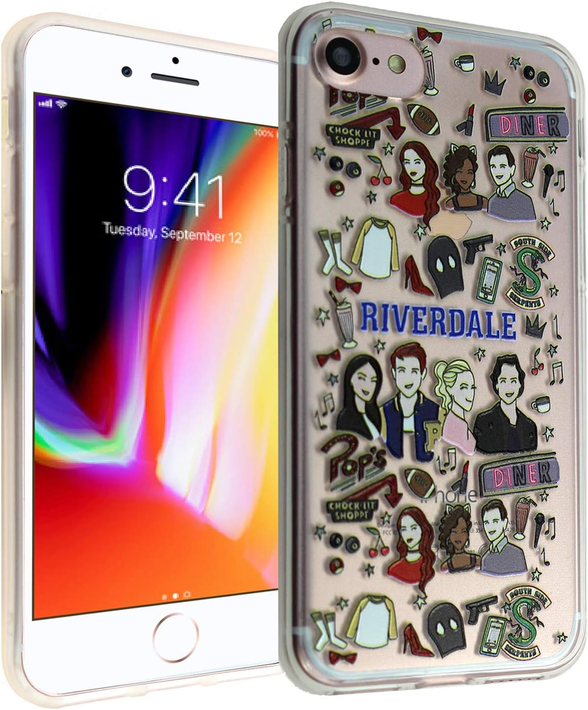 iPhone 7 8 CASEMPIRE Riverdale TPU Case Shock Proof Never Fade Slim Fit Cover for iPhone 7 8 Southside Serpents