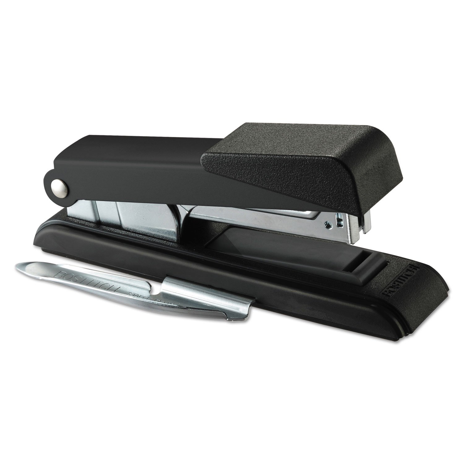 B8 Flat Clinch Stapler, 40 Sheet Capacity, Black