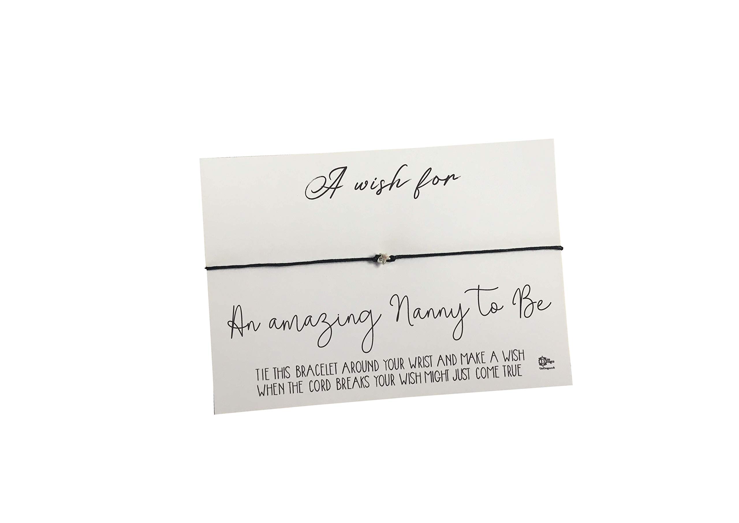 Dios Designs Simple Wish Bracelet - A Wish for an Amazing Nanny to be DD1002