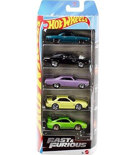 Amazon.com: Hot Wheels Fast & Furious 5Pk Vehicles : Toys & Games