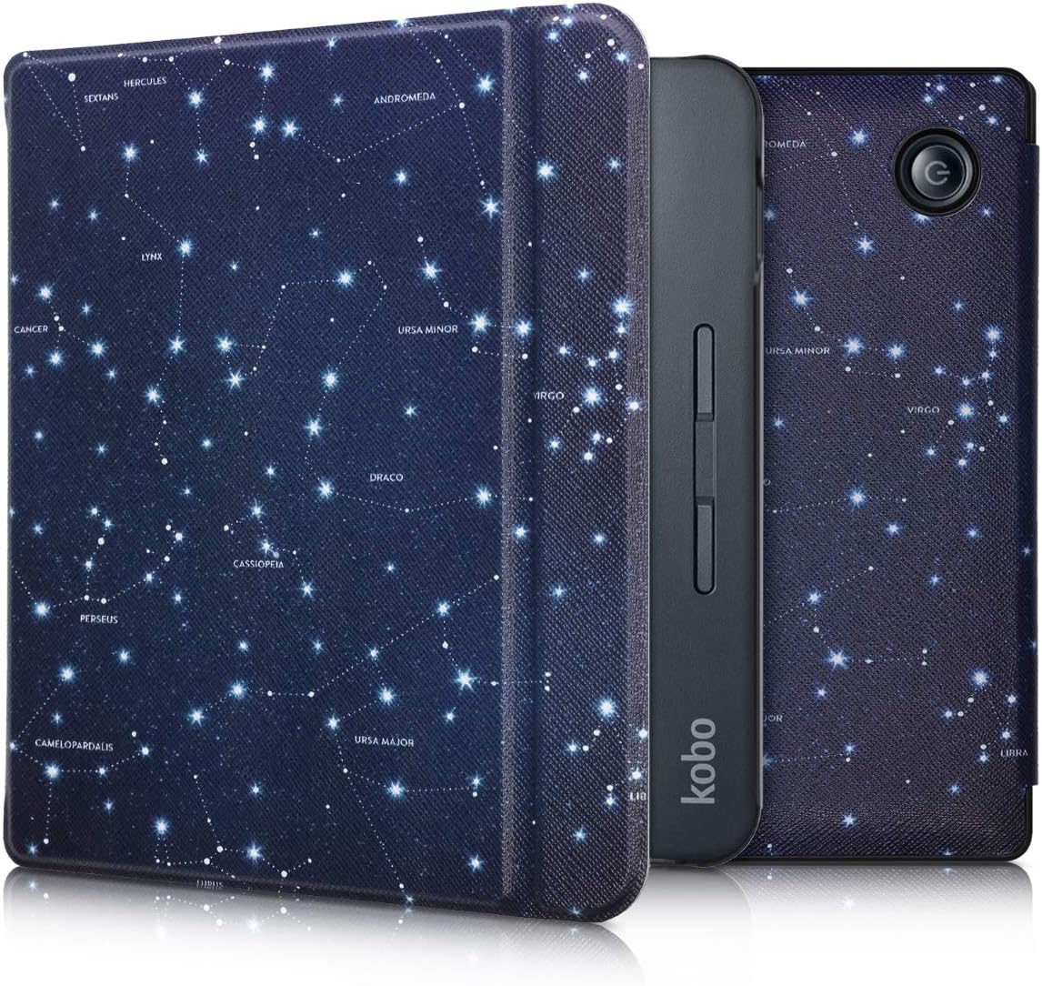 kwmobile Étui liseuse Compatible avec Kobo Libra H2O Housse avec