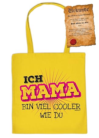 Taschestofftaschestoffbeutel Lustige Sprüche Ich Mama Bin
