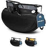 xaegistac Shooting Glasses with Case Anti Fog Hunting Safety Glasses for Adults