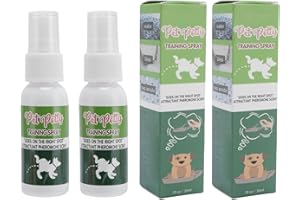 ANKROYU Organic Dog Potty Training Spray 2 Pack Puppy Fixed Spot Pee Spray Indoor Outdoor Use Safe Formula 30ml Each Attracts