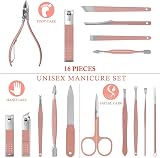 Start Makers Glamour Gaze 16-in-1 Manicure Pedicure Kit Stainless Steel Case view 5