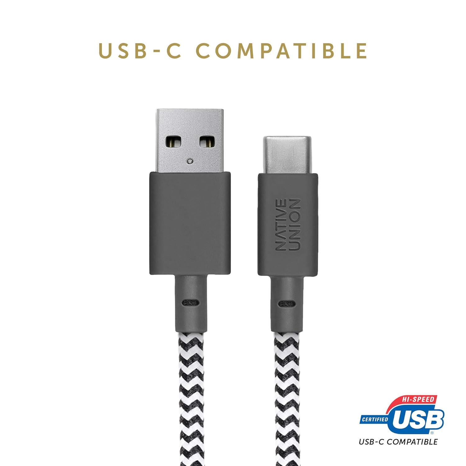Native Union Belt Cable XL USB-A to USB-C, 3m/10ft Ultra-Strong Charging Cable for iPhone 17/17 Pro/17e, iPhone Air - Image 3
