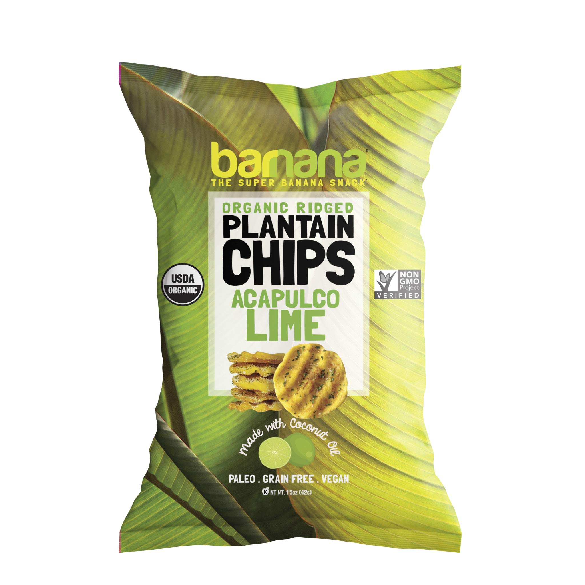 Barnana Organic Plantain Chips Variety Pack 1.5 Ounce, 12 Pack