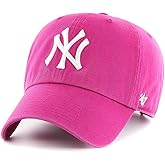 '47 Brand Adjustable Cap - Clean UP NY Yankees Orchid Pink