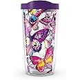 Tervis Butterfly Passion Made in USA Double Walled Insulated Tumbler Travel Cup Keeps Drinks Cold & Hot, 16oz, Classic