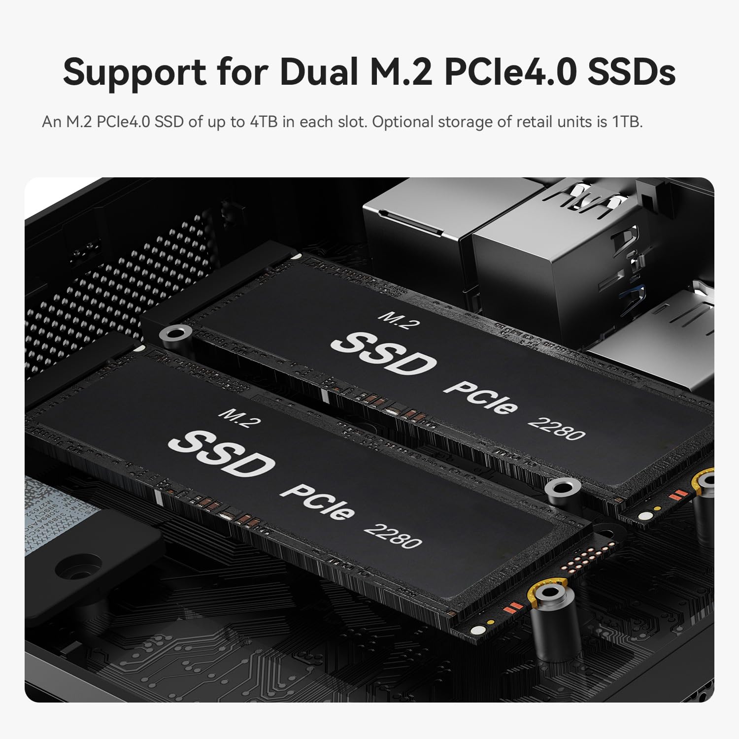 Beelink SER5 MAX Mini PC,AMD Ryzen 7 6800U(up to 4.7 GHz,8C/16T), Mini Computer 32GB LPDDR5 RAM 1TB PCIe4.0 SSD, 4K Triple Display, WiFi 6, BT 5.4,RJ45 2.5G LAN, Win 11 Pro