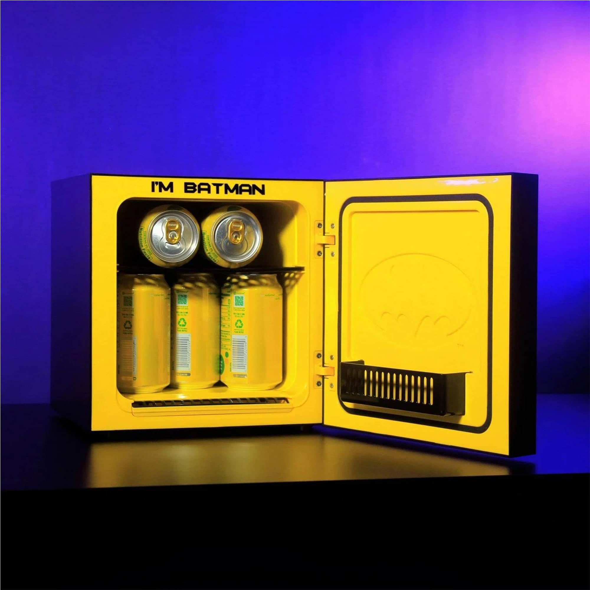 Ukonic DC Comics Batman Logo 6.7L Thermoelectric Cooler | Holds 9 Soda Cans