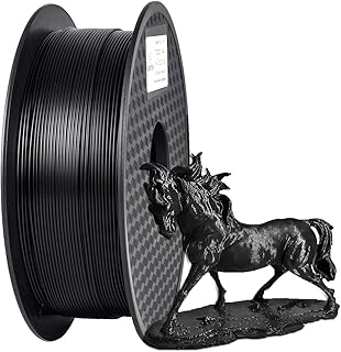 PLA Filament 1.75mm, GIANTARM 3D Drucker Filament PLA 1kg Spool (schwarz)