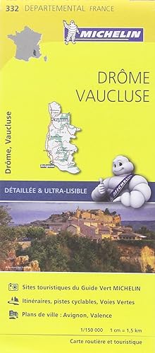 Download Carte Drôme, Vaucluse Michelin PDF