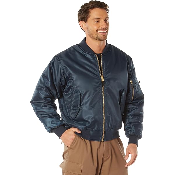 Amazon.com: MA-1 Style Flight Jacket (Black, Small): Clothing