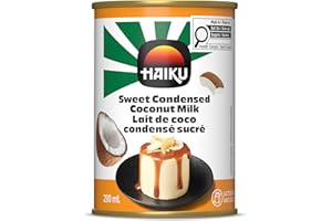Haiku Sweet Condensed Coconut Milk | Sweet Coconut Water for Piña Colada Daiquiri Cocktails & Desserts | Gluten Free | 290ml