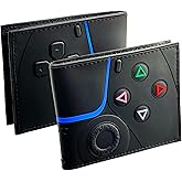 Retro Gamepad-Inspired Boys Wallet - Silicone Surface Material with Classic Game Gamepad Design, Multiple Card Slots and Coin Pocket - Video Game Kids Wallet in Black -1 PACK