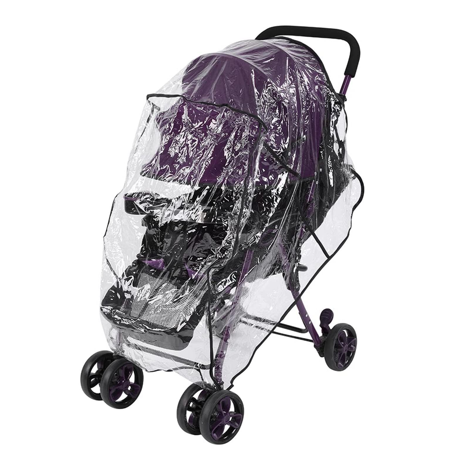 Baby Stroller Rain Cover, Transparent Waterproof Baby Buggy Covers Carseat Protection Rain Canopy
