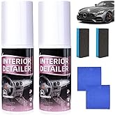 KEBEGE 2PCS Polishing Cleaner，Car Interior Cleaner,Deep Cleaner Polishing, Interior All Purpose Car Cleaner for Cleaning Rubber, Plastic, Leather Surfaces Inside The Car