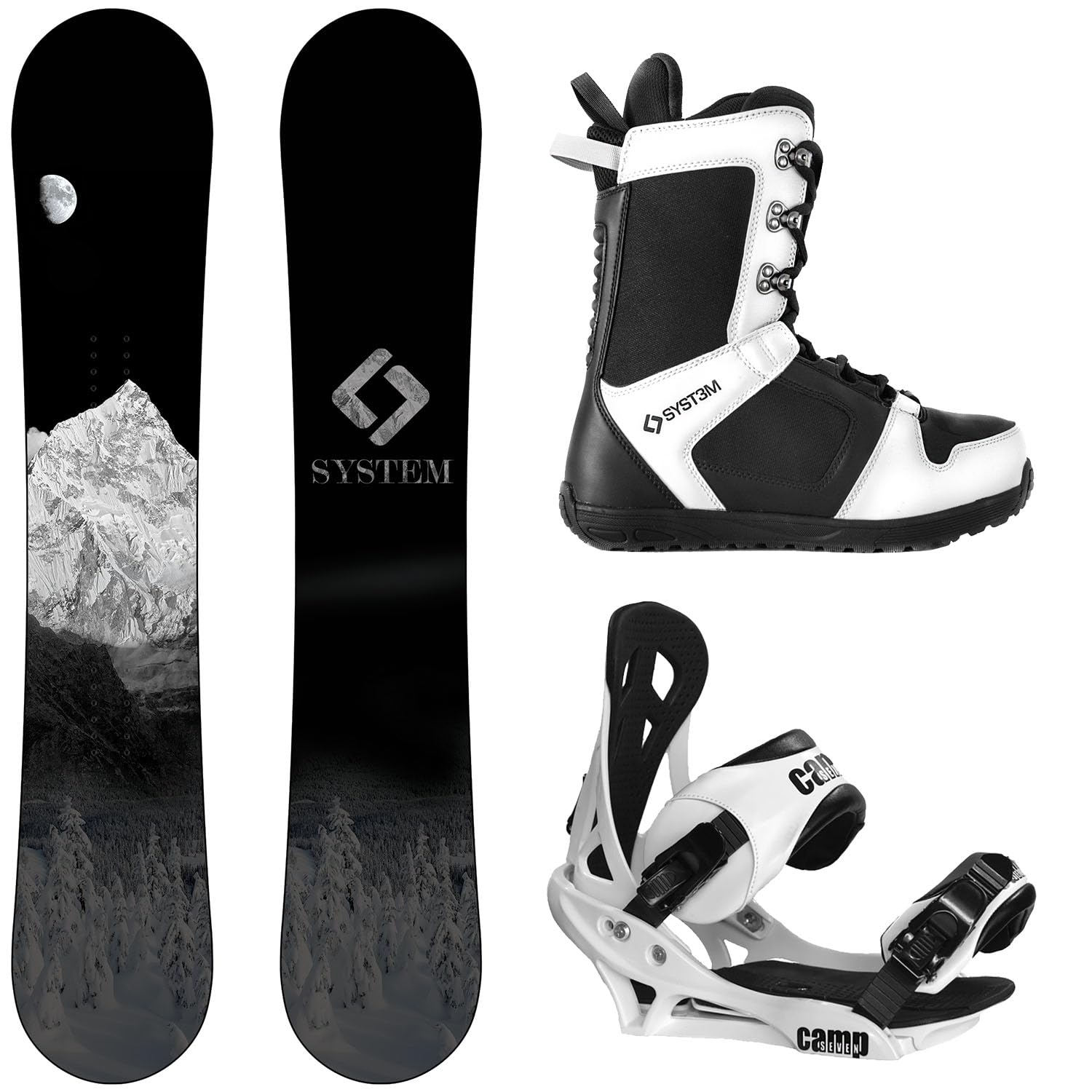 System MTN and Summit Complete Mens Snowboard