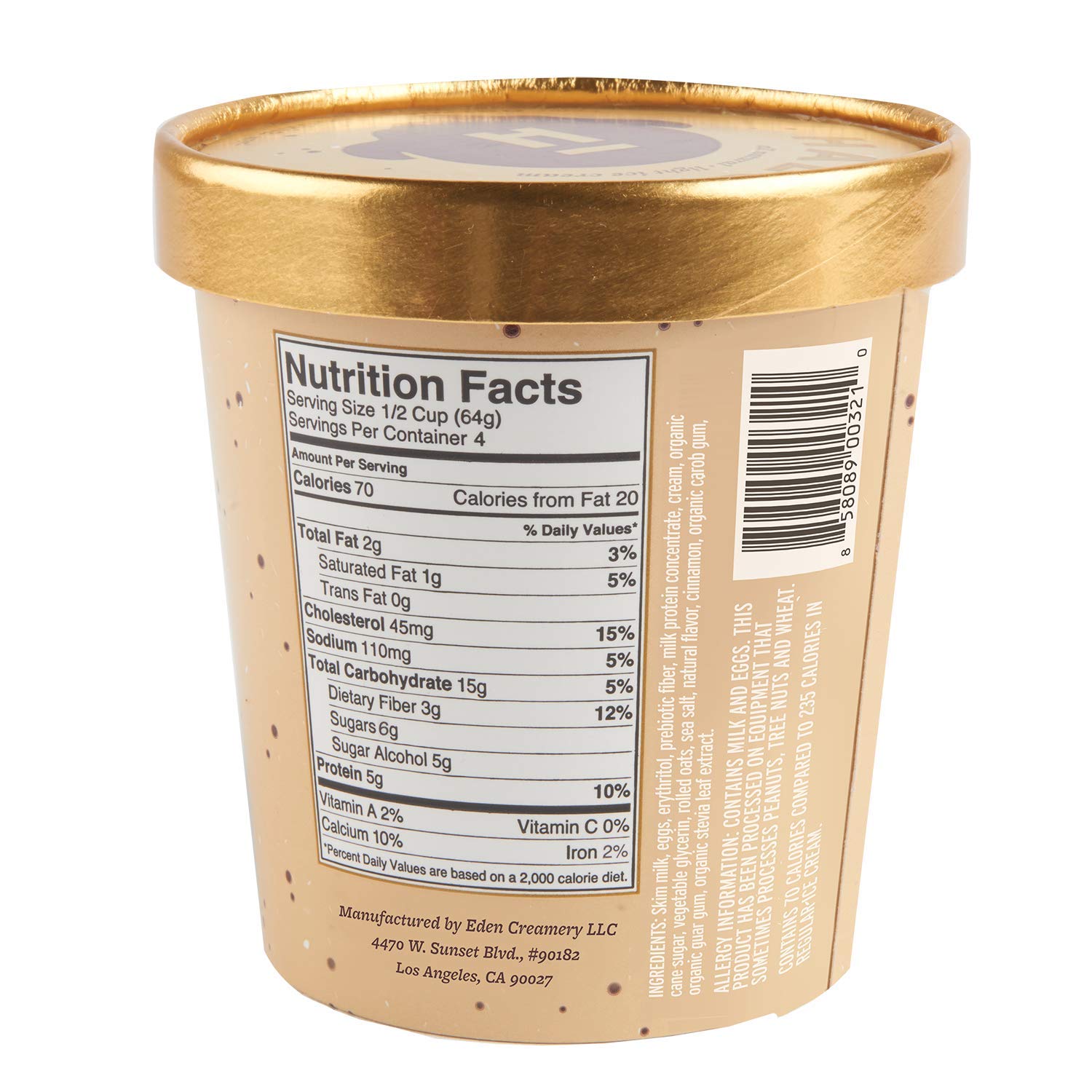 Halo Top Oatmeal Cookie Nutrition Facts Runners High Nutrition