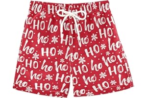 Aflyko Boys' Board Shorts Summer Bathing Suit Girls Beach Tropical Swimwear Quick Dry All Day Shorts