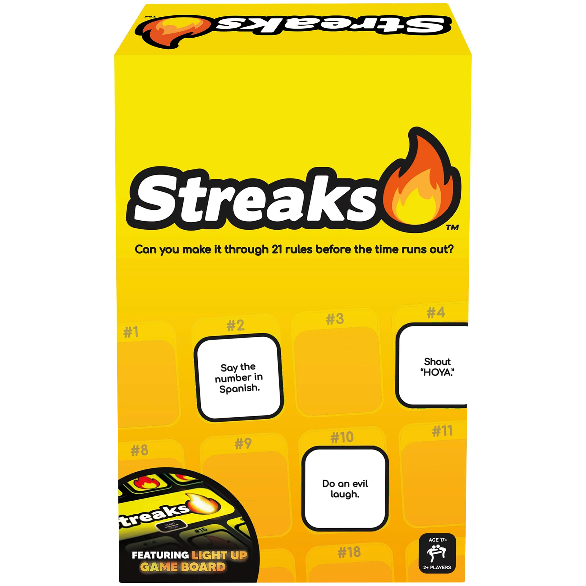 Photo 1 of Buffalo Games - Streaks - Adult Party Game - New Game Night Classic - Electronic Light Up Board - Adult Fast Paced Race Against The Clock Counter - Cooperative Play - Ages 17 and Up